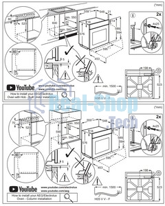 Духовой шкаф электрический Electrolux LOE8F38Z с конвекцией, объем 72 л, 17 режимов, очистка каталитическая, 3 стекла в дверце, направляющие проволочные + телескопические (1 уровень),черное стекло