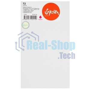 Картридж струйный Sakura C9372A (№72 Magenta) для HP, пурпурный, 130 мл.
