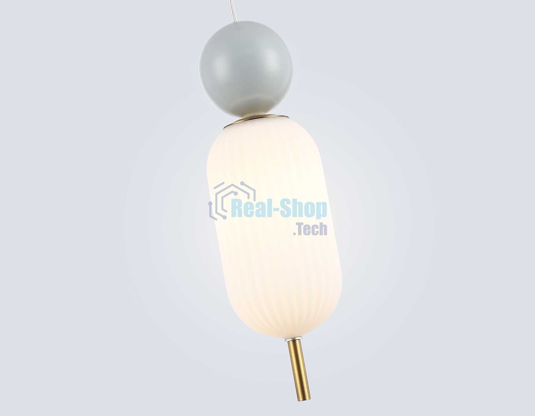 Светильник Ambrella light LH53101 BS/GR/FR латунь/серый/белый матовый G9 max 28W D100*330