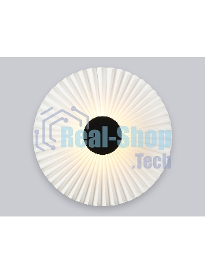 Настенный светильник Ambrella light LH72641 BK/WH черный/белый 6W 3000K D300*100