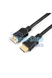 Кабель Cablexpert HDMI CC-HDMI4L-6, 19M/19M, v2.0, серия Light, позол.разъемы, экран, 1.8м, черный, пакет