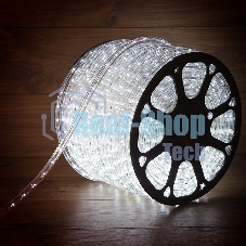 Дюралайт Neon-night LED, постоянное свечение (2W) - белый, 36 LED/м, бухта 100м