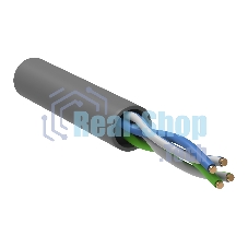Кабель информационный ITK LC1-C5E02-111-100 кат.5е U/UTP не экранированный 2X2X24AWG PVC внутренний 100м серый Кабель информационный ITK LC1-C5E02-111-100 кат.5е U/UTP не экранированный 2X2X24AWG PVC внутренний 100м серый
