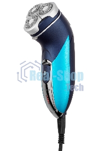 Электробритва роторная Starwind SSH 1525 реж.эл.:3 питан.:аккум. голубой/черный