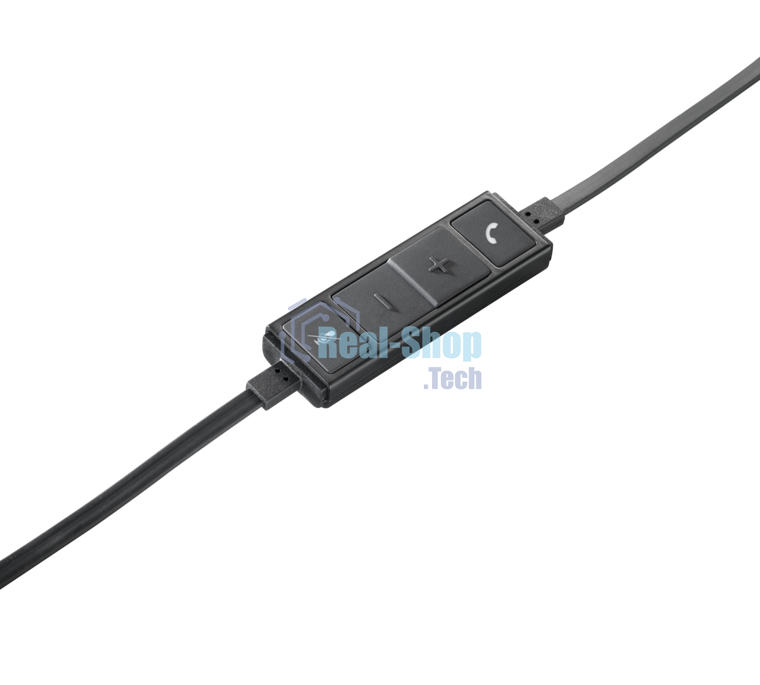 Гарнитура проводная с микрофоном Logitech H650E черный 1.1м 981-000519