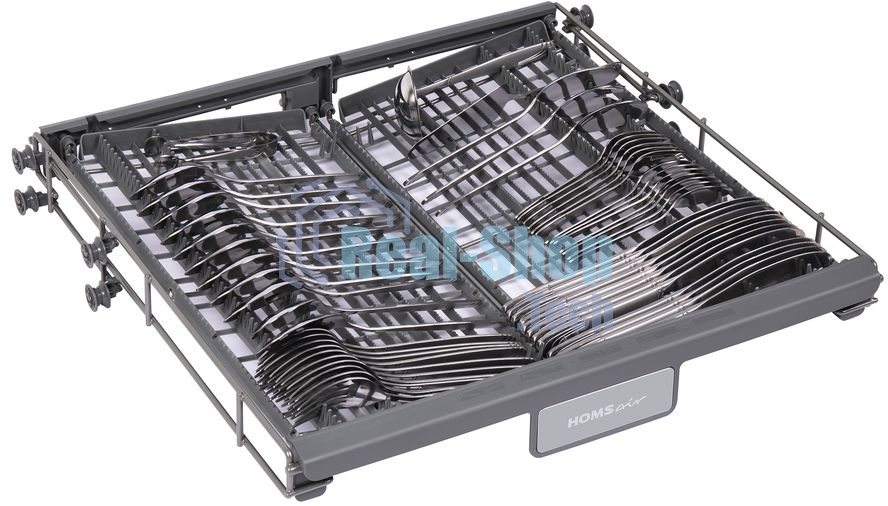 Встраиваемая посудомоечная машина HOMSair DW67M, черный, 59.8 см, 14 компл., 47 дБ, класс A++
