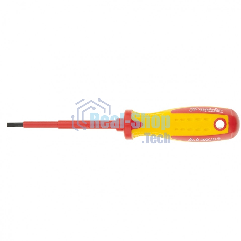 Отвертка Matrix Insulated, PH1 x 75 мм, CrMo, до 1000 В, двухкомп. рукоятка