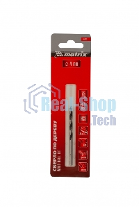 Сверло по дереву Matrix 4 х 75 мм, цилиндрический хвостовик