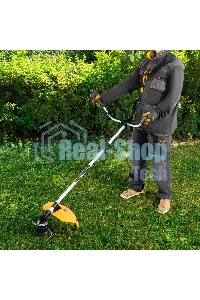 Триммер Denzel DT 52S бензиновый 52см3 3 лс. разъемная штанга состоит из 2 частей