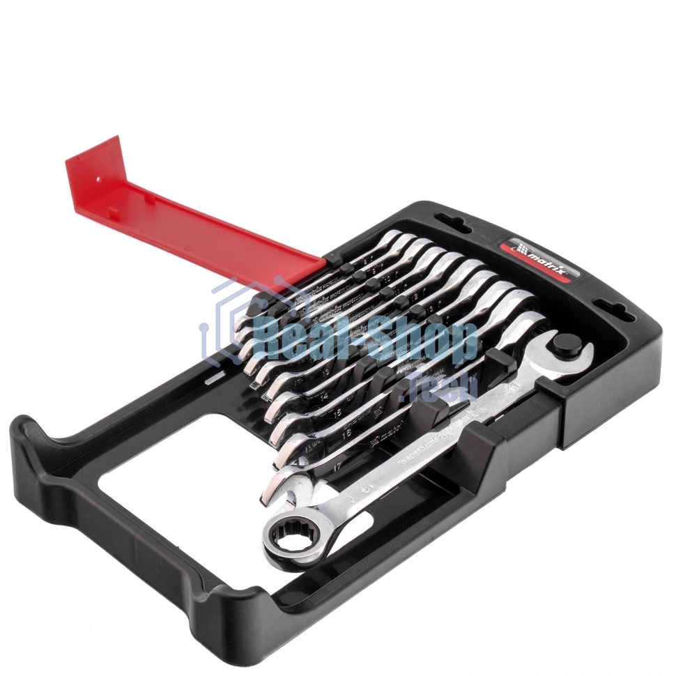 Набор ключей комбинированных Matrix, трещоточных 11 шт.