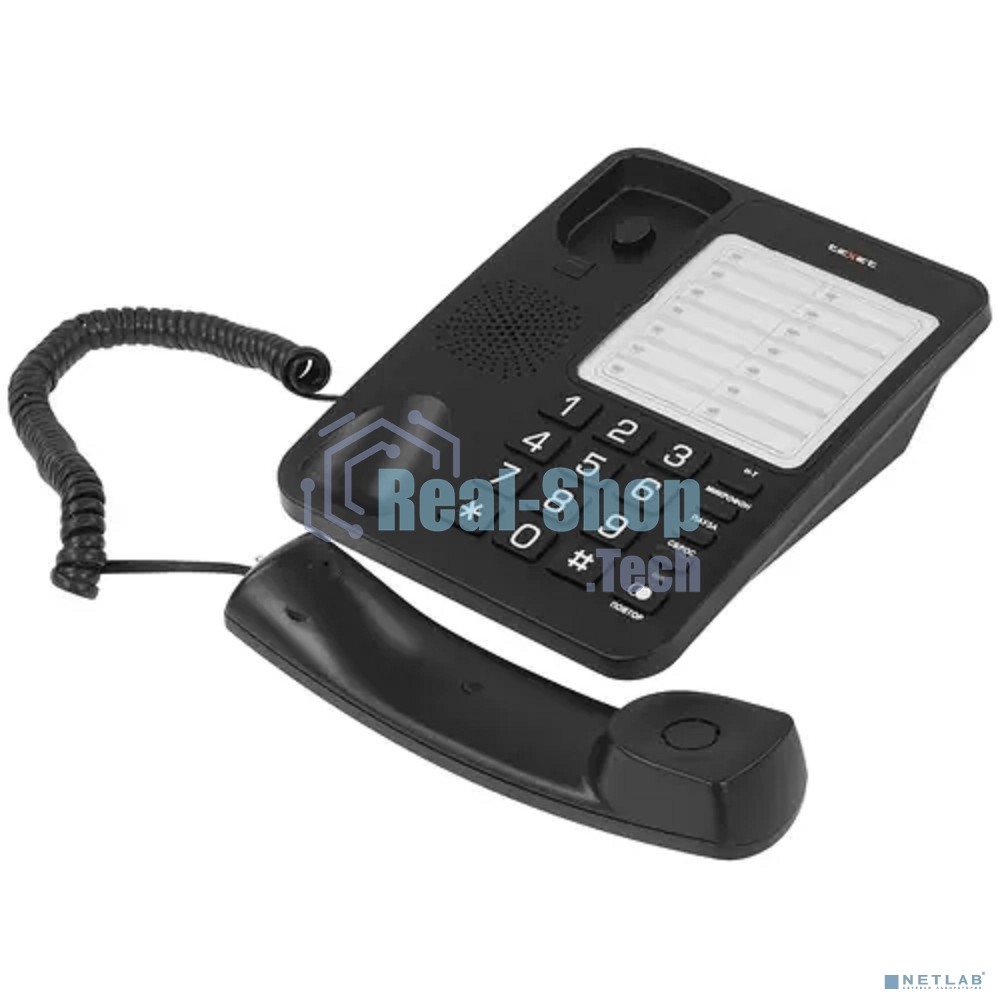Телефон TEXET TX-234 черный