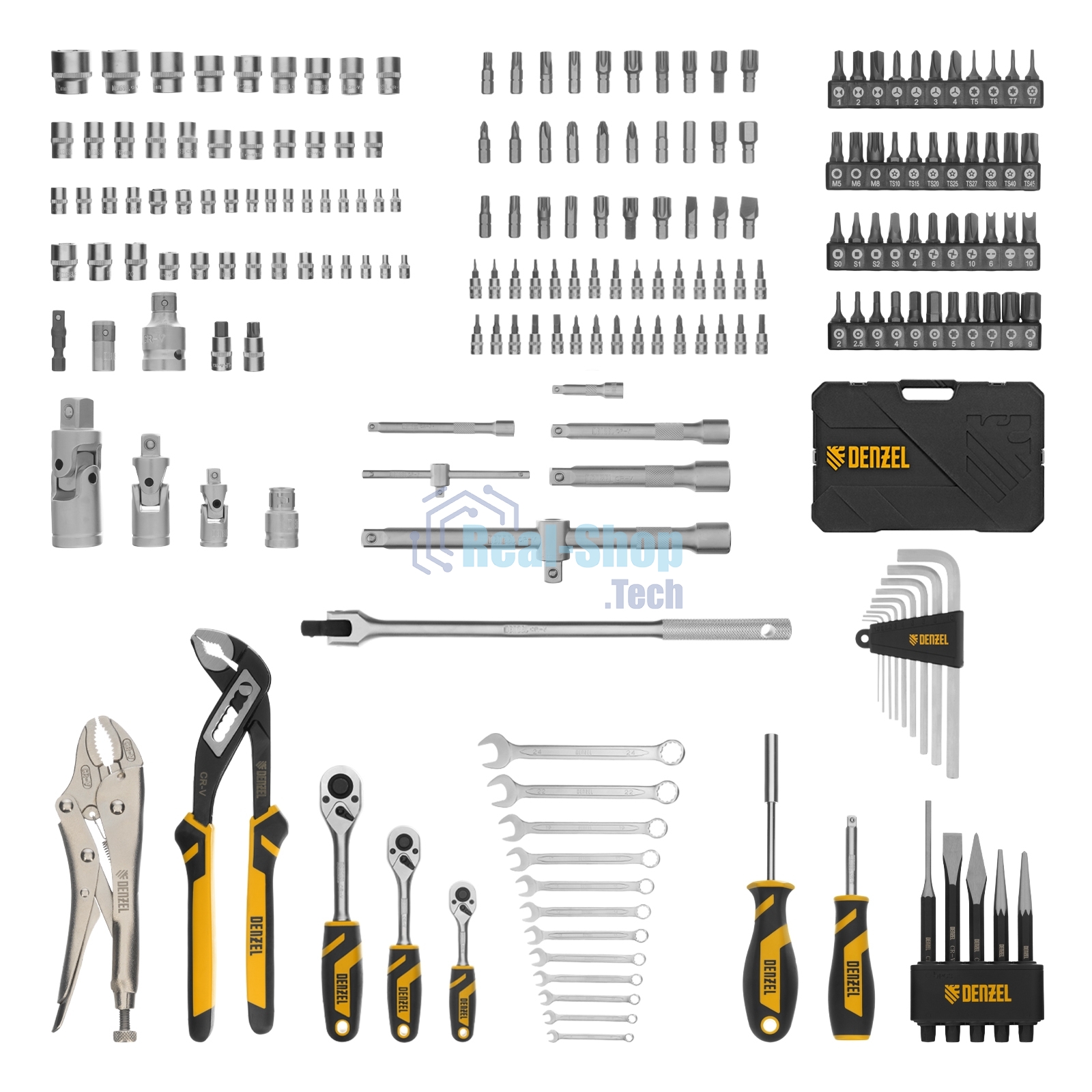 Набор инструментов Denzel 1/2