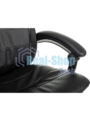 Кресло Бюрократ T-9950MSG-F/BLACK-PU черный, экокожа