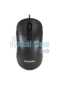 Мышь проводная ExeGate Professional Standard SL-9063 черный, 3600 dpi, USB, кнопки - 4