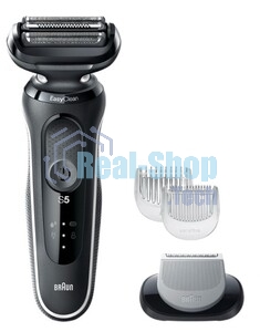 Электробритва Braun 51-W1600s белый/черный