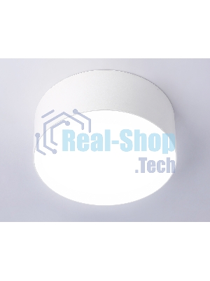 Потолочный светодиодный светильник Ambrella light FV5512 WH белый LED 15W 4200K D120*58 (Без ПДУ)