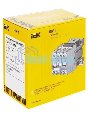 Контактор КМИ-11810 18А 230В/АС3 1НО IEK KKM11-018-230-10