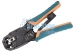 Инструмент обжимной ITK для RJ45, RJ12, RJ11 с храповым мех. и вертикальным положением обжима