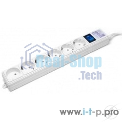 Сетевой фильтр Power Cube 1,9 м 6 розеток (белый) 16B/3,5 кВт