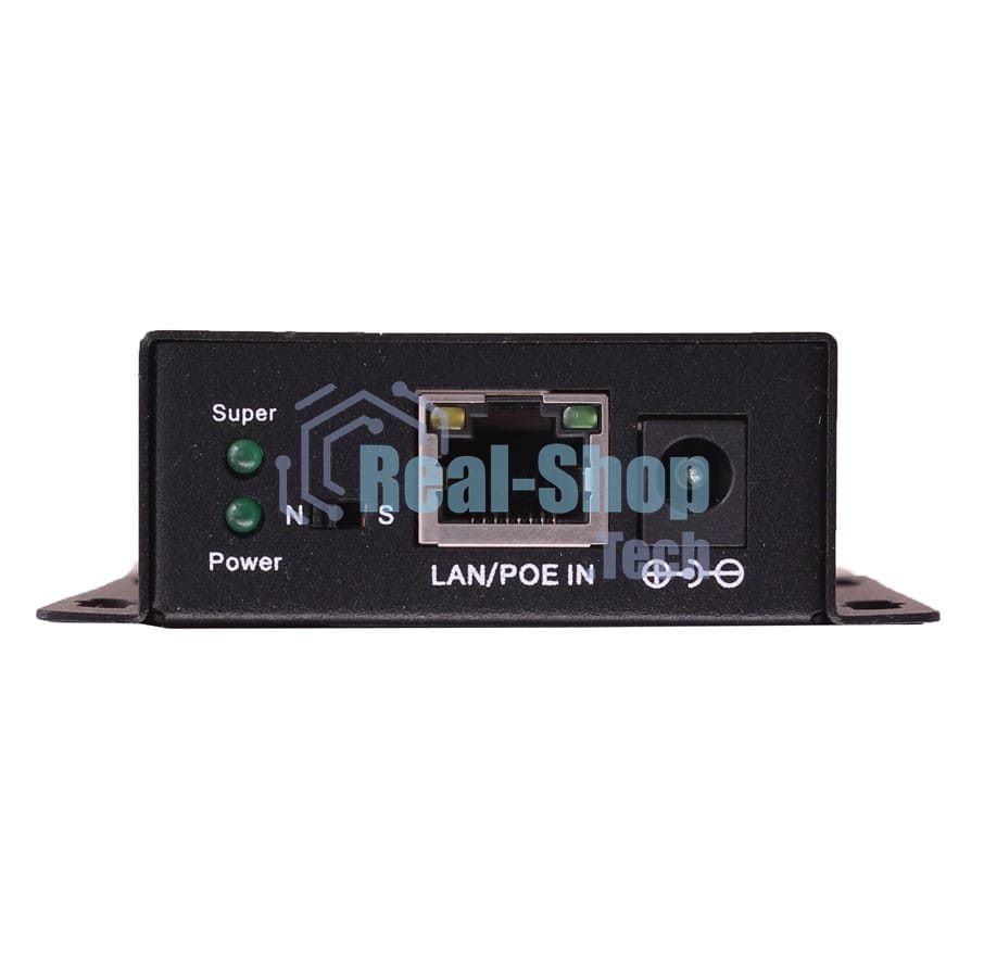 PoE удлинитель Osnovo E-PoE/1A 10M/100M Fast Ethernet на 400м (до 30W)