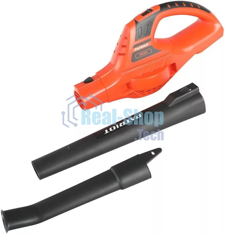 Воздуходув аккумуляторный PATRIOT CB215 21В UES, 2 режима, 150-208км/ч, 130м3/ч (без аккумулятора и зарядного устройства)