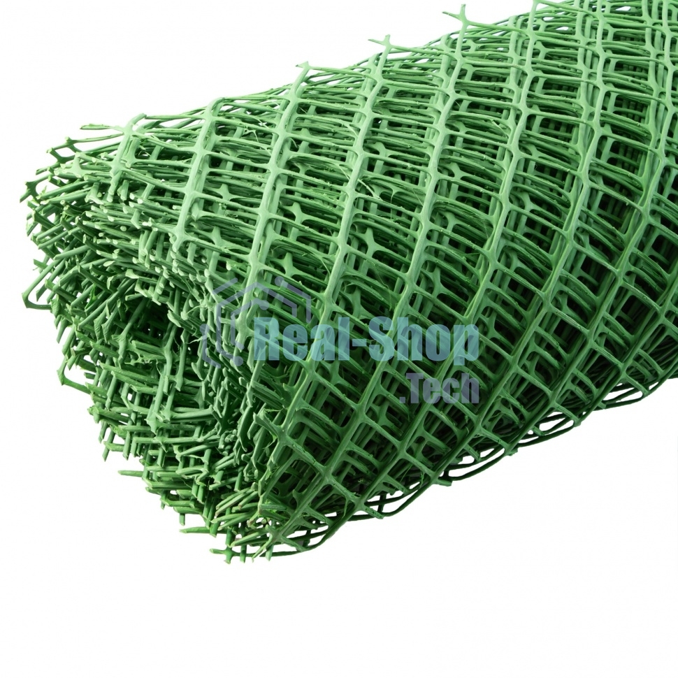 Заборная решетка Россия в рулоне 1,5x25 м ячейка 70x58 мм - хаки 64535