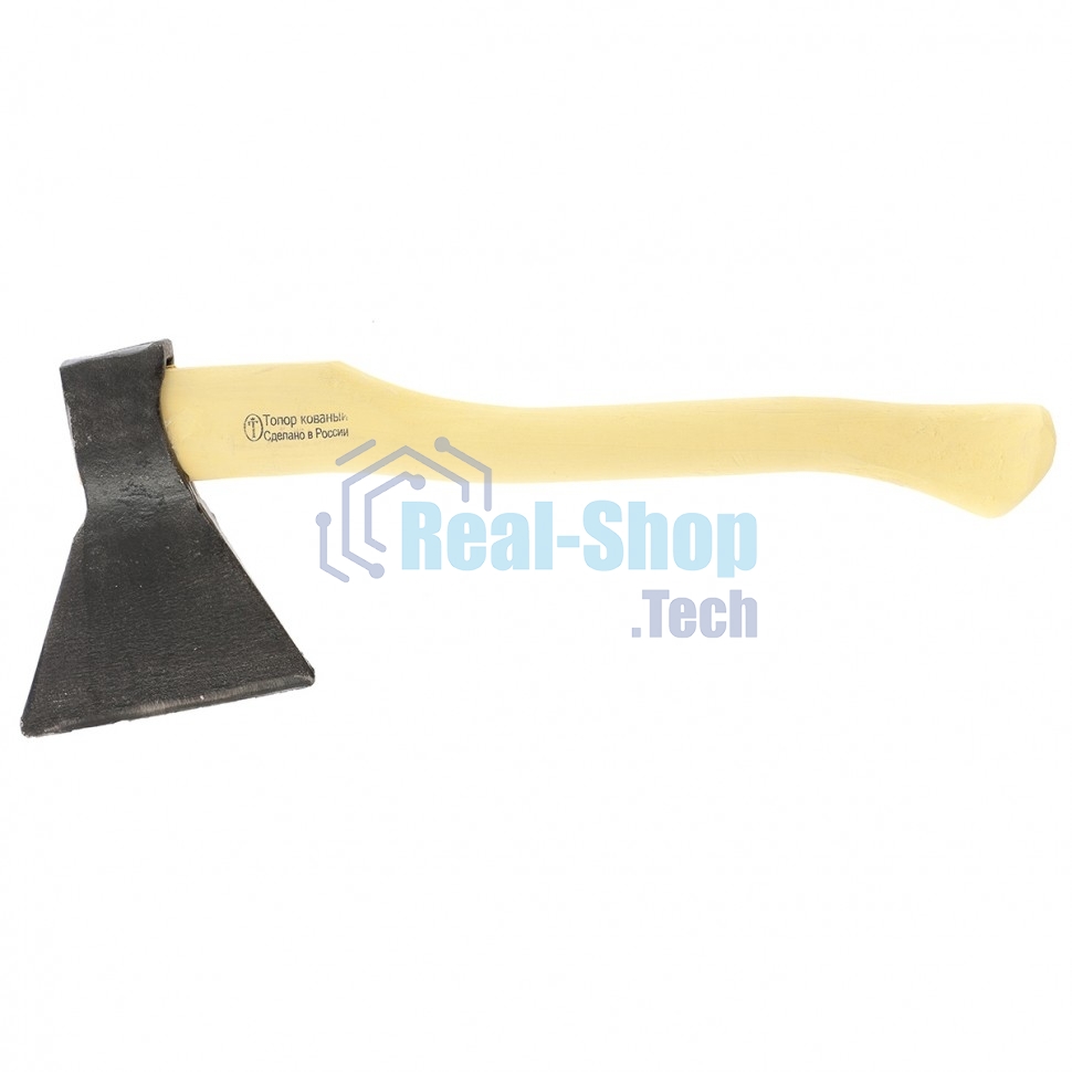 Топор кованный, в сборе, 1400/1650 г, деревянное топорище, 500 мм, Б3, (Труд) г. Вача Россия