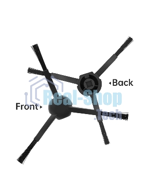 Боковая щетка (набор из 2 шт черных) для D9 Pro/D9Max/L10Pro черный (RSB2)