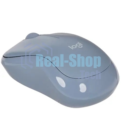 Мышь беспроводная Logitech M221 голубой, 1000 dpi, радиоканал, USB, кнопки - 3
