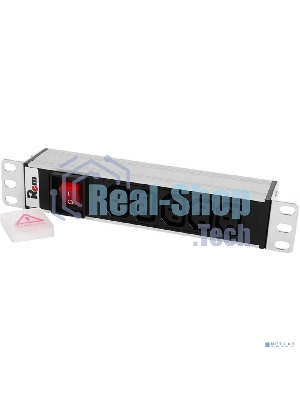Блок розеток ЦМО Rem-10 без шнура с выкл., 5 IEC 60320 C13, вход IEC 60320 C14, 10A, алюм., 10