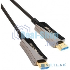 Активный оптический кабель HDMI 19M/M,ver. 2.0, 4K@60 Hz 40m VCOM