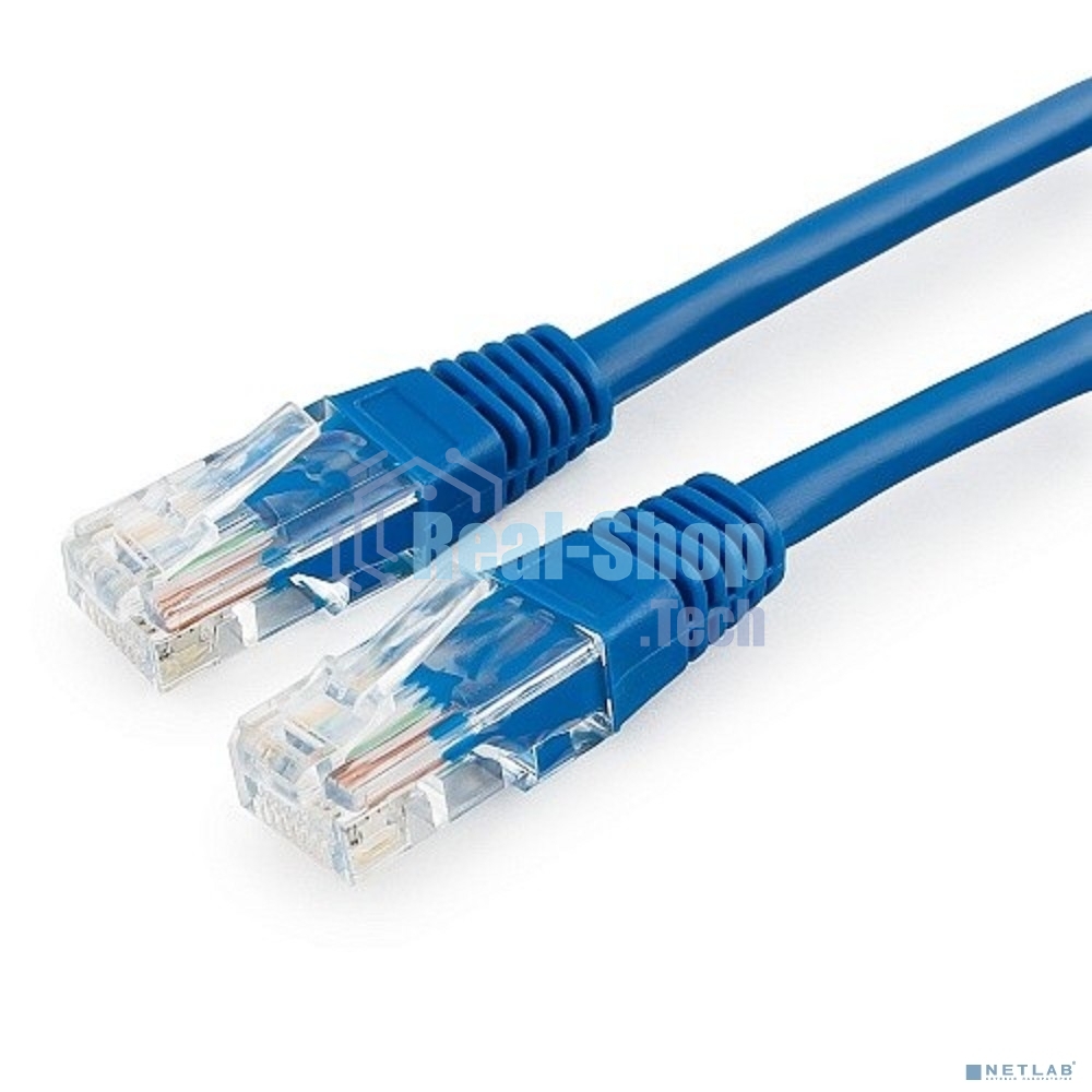 Патч-корд медный UTP Cablexpert PP10-15M/B cat.5e, 15м, литой, многожильный, синий
