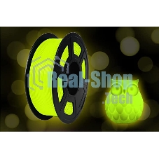 Филамент NVPrint PLA Noctilucent (Glow In the Dark) Yellow для 3D печати диаметр 1.75мм длина 330 метров масса 1 кг