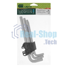 Набор ключей имбусовых Сибртех HEX, 2-12 мм, CrV, 9 шт., удлиненные