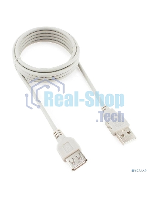 Кабель удлинит. USB2.0 Gembird/Cablexpert CC-USB2-AMAF-6-N серый (1.8м, AM/AF, пакет) (CC-USB2-AMAF-6-N)