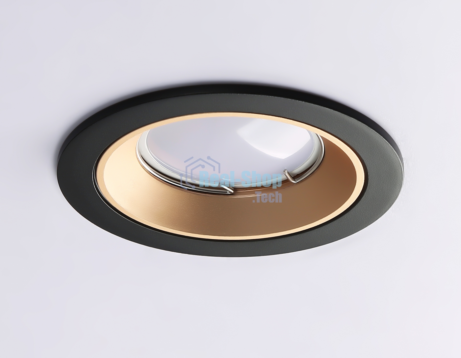 Светильник встраиваемый A8923 BK/GD черный/золото MR16 GU5.3 D92*24