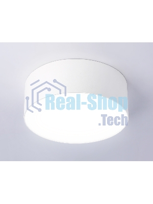 Потолочный светодиодный светильник Ambrella light FV5512 WH белый LED 15W 4200K D120*58 (Без ПДУ)
