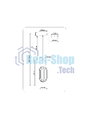Светильник Ambrella light LH53101 BS/GR/FR латунь/серый/белый матовый G9 max 28W D100*330