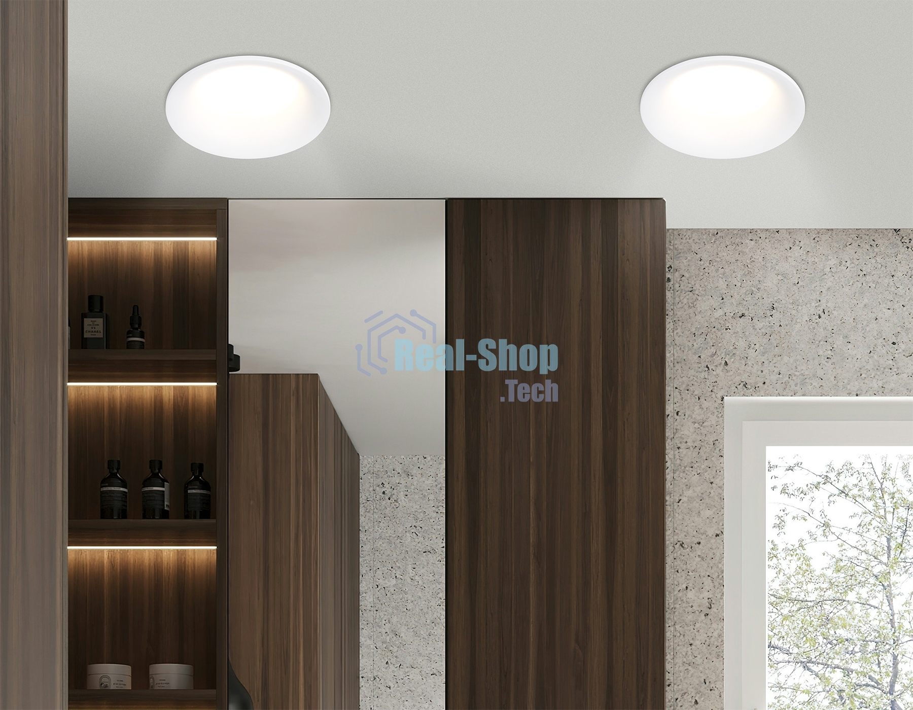 Светильник Ambrella light TN51810 WH белый GX53 max 15W D105*36