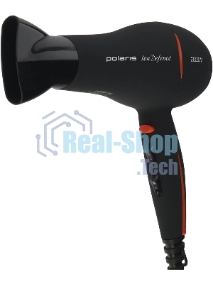 Фен Polaris PHD 2038Ti черный, 2000 Вт, ионизация