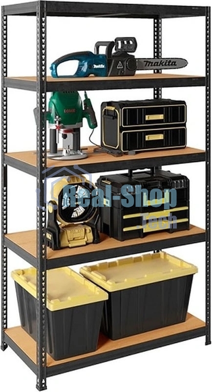 Стеллаж Практик SBL 200KD/120x45/5 пол.:5 разборная 2000x1200x450мм серый (S24499395509)