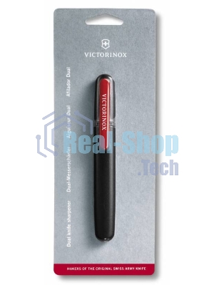 Точилка для пероч.ножей Victorinox Dual-Knife (4.3323) 140 мм черный/красный блистер
