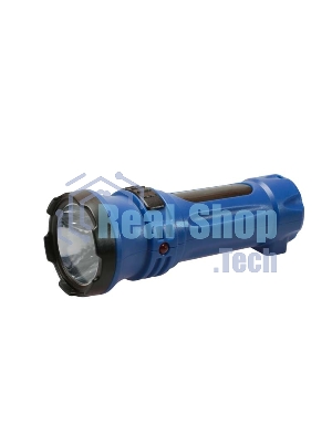 Фонарь светодиодный аккум. Космос LED 2 режима 0.5Вт 300 мАч прямая зарядка от 220В