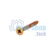 Саморез универсальный Kranz 5х40, желтый цинк, короб (200 шт./уп.)