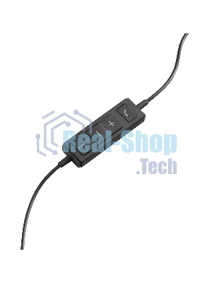 Гарнитура Logitech USB Headset H570e Stereo чёрный, проводная, USB