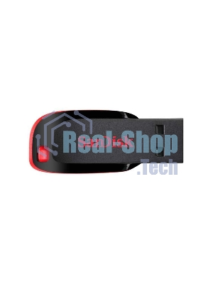 Флешка USB SanDisk Cruzer Blade (SDCZ50-128G-B35), 128Gb, USB 2.0, Type-A, R/W 16/4, черный
