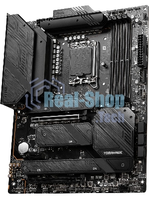 Материнская плата MSI MAG Z790 TOMAHAWK WIFI, LGA 1700, Intel Z790, 4xDDR5, 7xSATA, 4xM.2, 1xPCIe 4.0 x4, 1xPCIe 5.0 x16, 1xHDMI, 1xDP, 1x2.5Gb LAN, 4xUSB-A 3.2 Gen 1, 4xUSB-A 3.2 Gen 2, 1xUSB-C 3.2 Gen 2, 1xUSB-C 3.2 Gen 2x2, 5x3.5 мм, 7.1, Standard-ATX