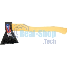 Топор кованный, в сборе, 1400/1650 г, деревянное топорище, 500 мм, Б3, (Труд) г. Вача Россия