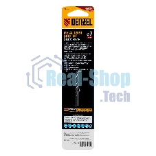 Сверло спиральное по металлу Denzel 7,0 х 156 мм, Р6М5, Golden Tip, удлиненное