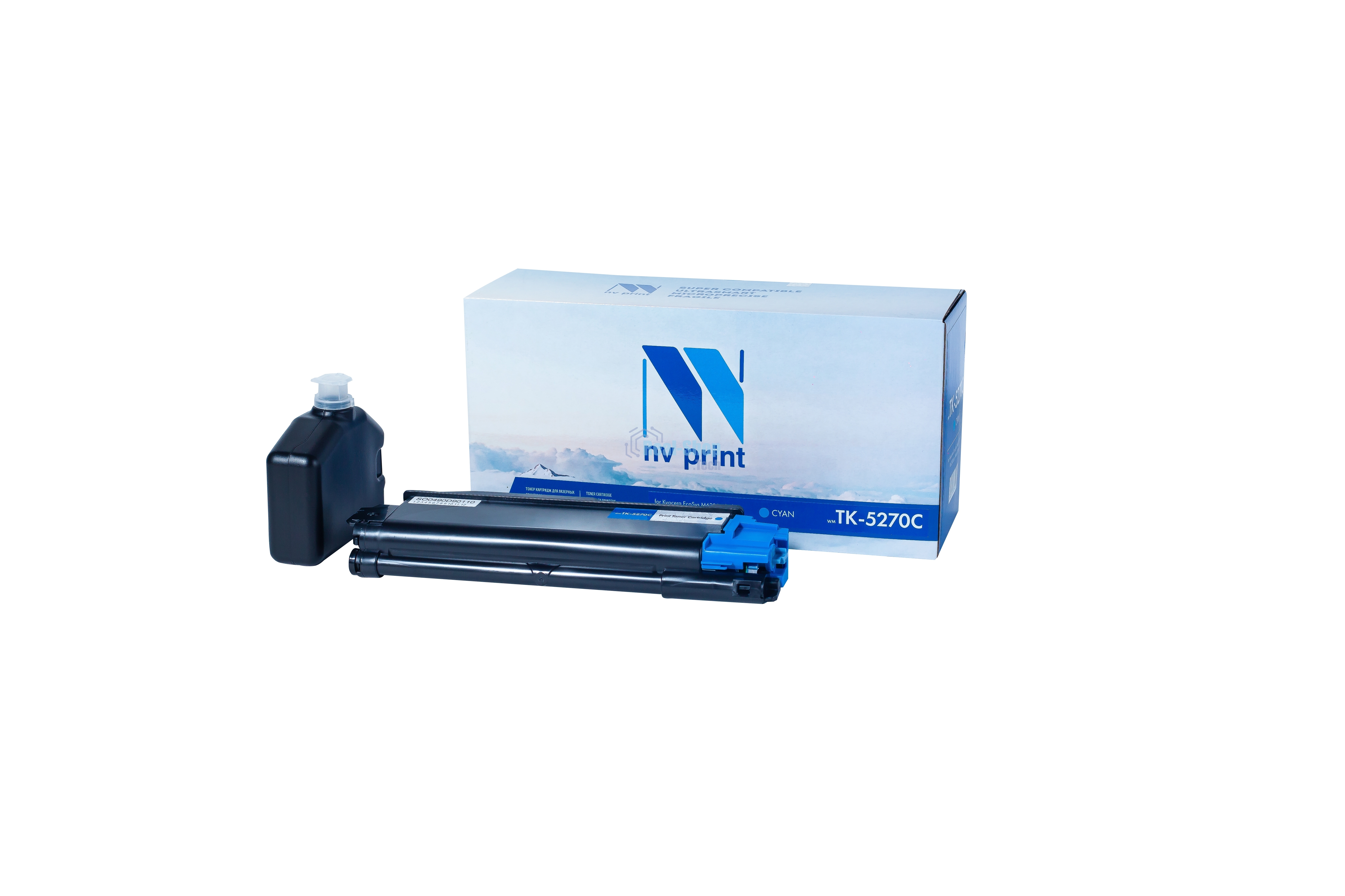 Картридж NVPrint совместимый NV-TK-5270 Cyan для Kyocera EcoSys M6230cidn/P6230cdn/M6630cidn (6000k)